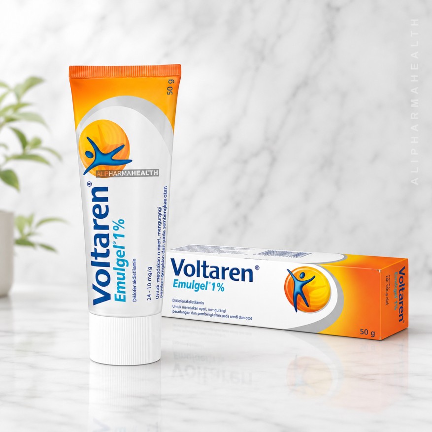 Voltaren Emulgel 50g | Diclofenac Pain Relief Gel Voltaren Emulgel 50g with Diclofenac for temporary relief of muscle pain, joint pain, arthritis pain, sprains, strains, and back pain